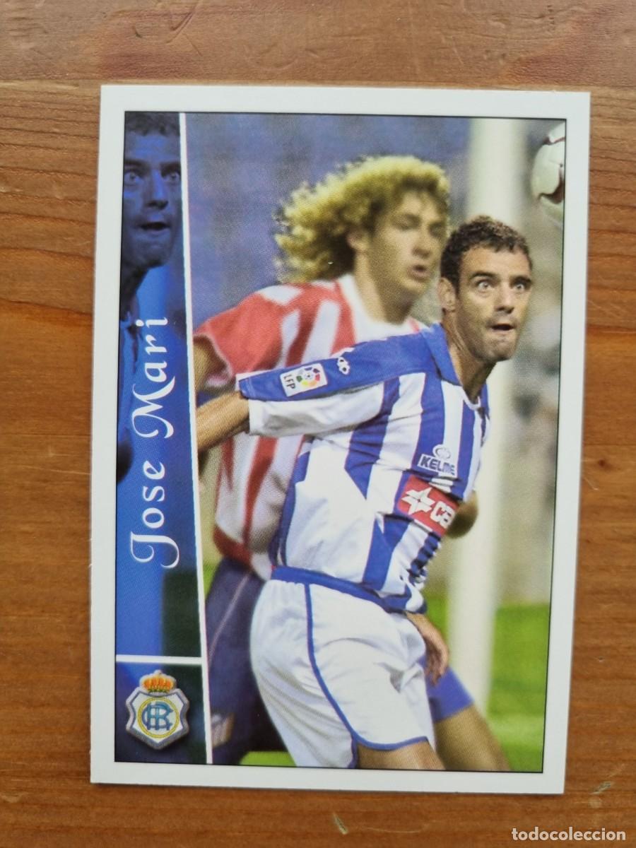 Cromos de f&uacute;tbol: 521 JOSE MARI (Recreativo de Huelva). Las Fichas de la Liga 2002 2003 02 03 (Mundicromo)