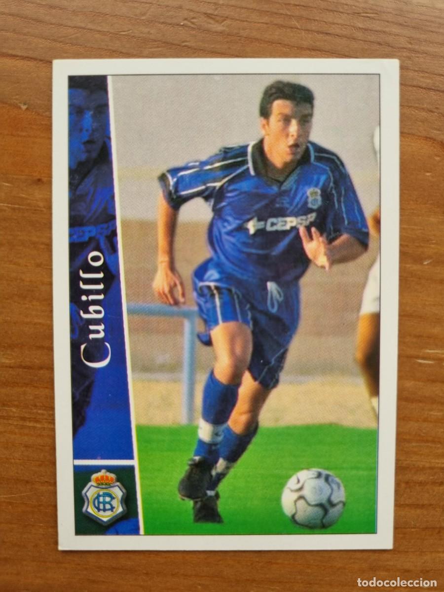 Cromos de f&uacute;tbol: 526 CUBILLO (Recreativo de Huelva). Las Fichas de la Liga 2002 2003 02 03 (Mundicromo)