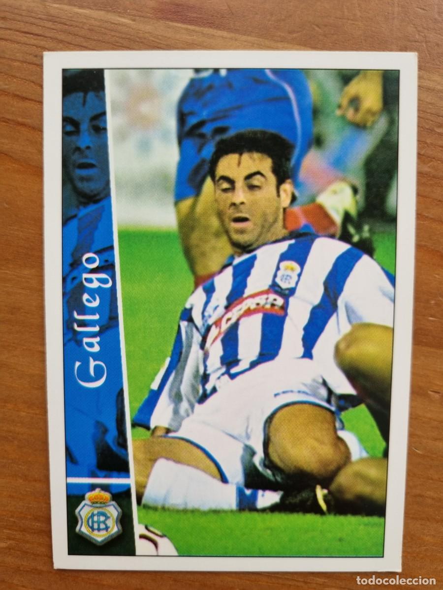 Cromos de f&uacute;tbol: 530 GALLEGO (Recreativo de Huelva). Las Fichas de la Liga 2002 2003 02 03 (Mundicromo)