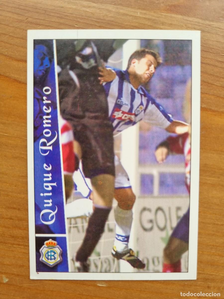 Figurine di Calcio: 535 QUIQUE ROMERO (Recreativo de Huelva). Las Fichas de la Liga 2002 2003 02 03 (Mundicromo)