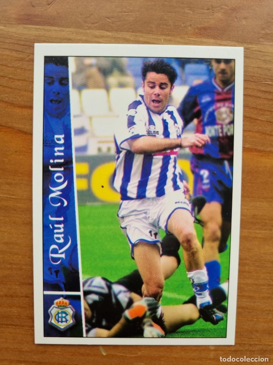 Figurine di Calcio: 536 RA&Uacute;L MOLINA (Recreativo de Huelva). Las Fichas de la Liga 2002 2003 02 03 (Mundicromo)