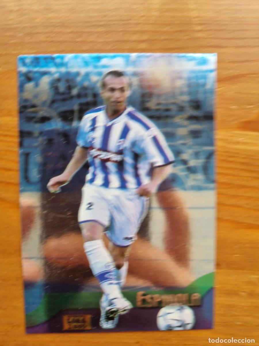 Fu&szlig;ball-Sticker: 540 ESPINOLA (Recreativo de Huelva) PUNDONOR. Las Fichas de la Liga 2002 2003 02 03 (Mundicromo)