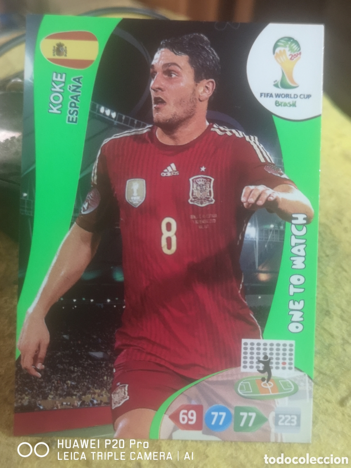 Cromos de f&uacute;tbol: ADRENALYN FIFA WORLD CUP BRASIL 2014 KOKE ONE TO WATCH ESPA&Ntilde;A