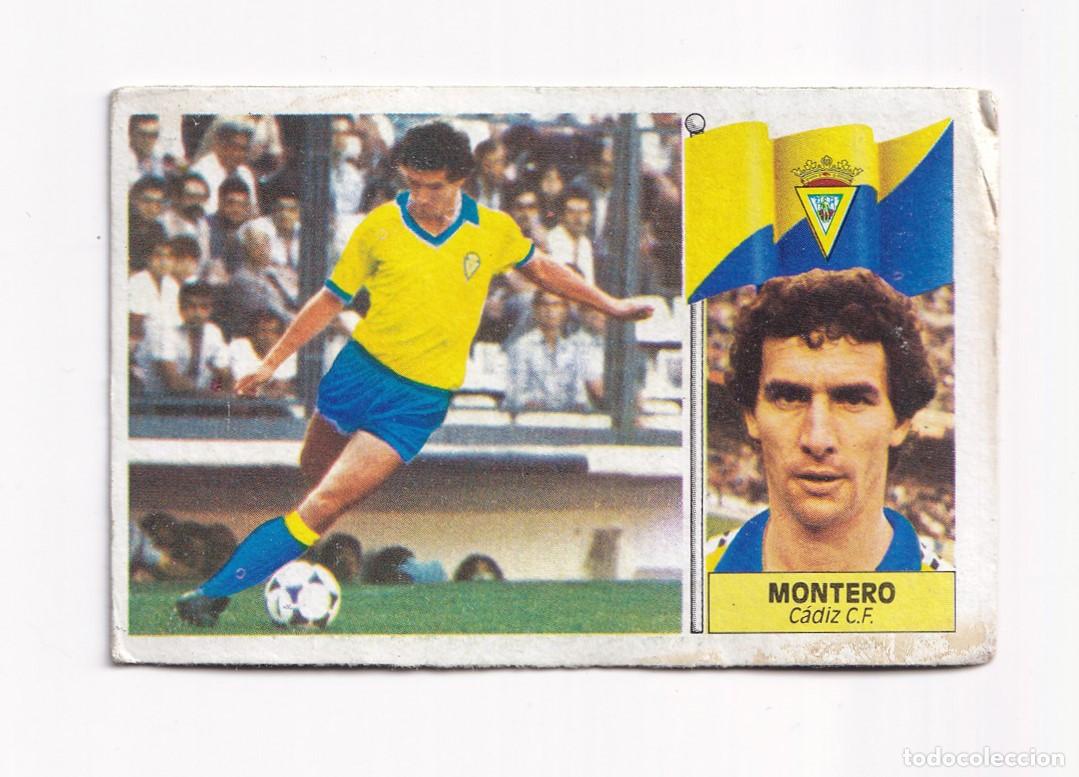 Cromos de Futebol: Cromo f&uacute;tbol MONTERO C&aacute;diz 1986 1987 Ediciones Este SIN PEGAR