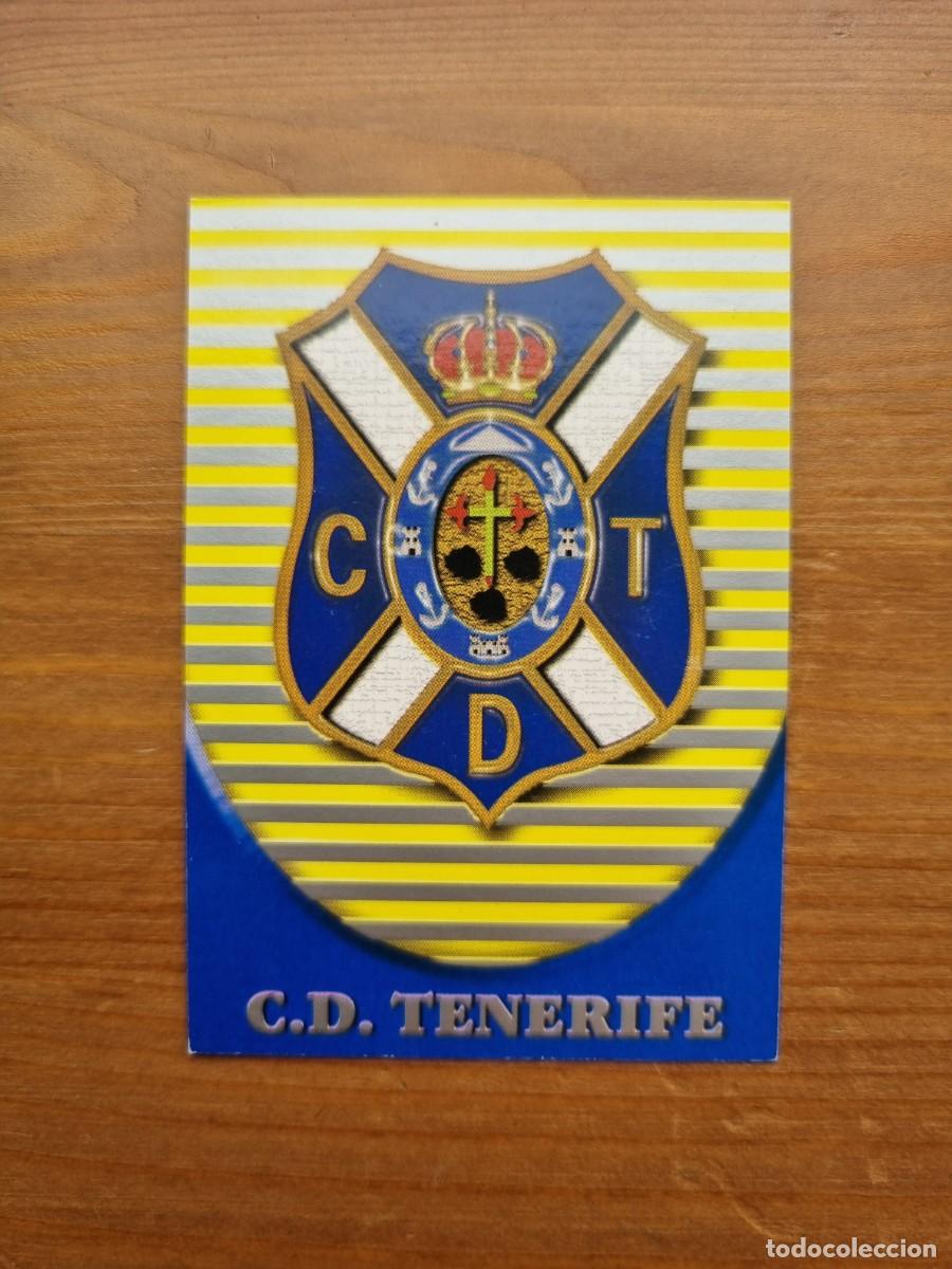 Cromos de f&uacute;tbol: 554 ESCUDO / ESTADIO (CD Tenerife). Las Fichas de la Liga 2002 2003 02 03 (Mundicromo)
