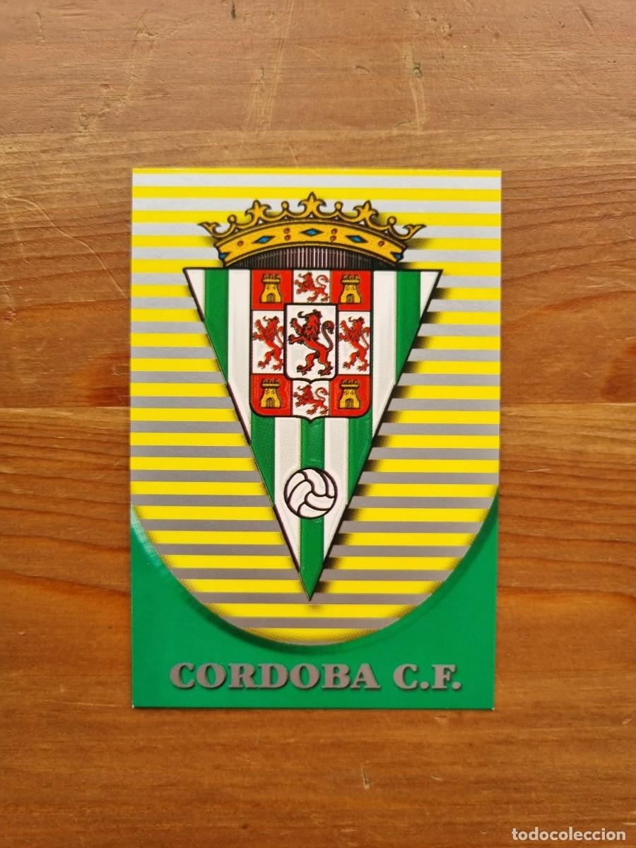 Cromos de f&uacute;tbol: 564 ESCUDO / ESTADIO (C&oacute;rdoba CF). Las Fichas de la Liga 2002 2003 02 03 (Mundicromo)