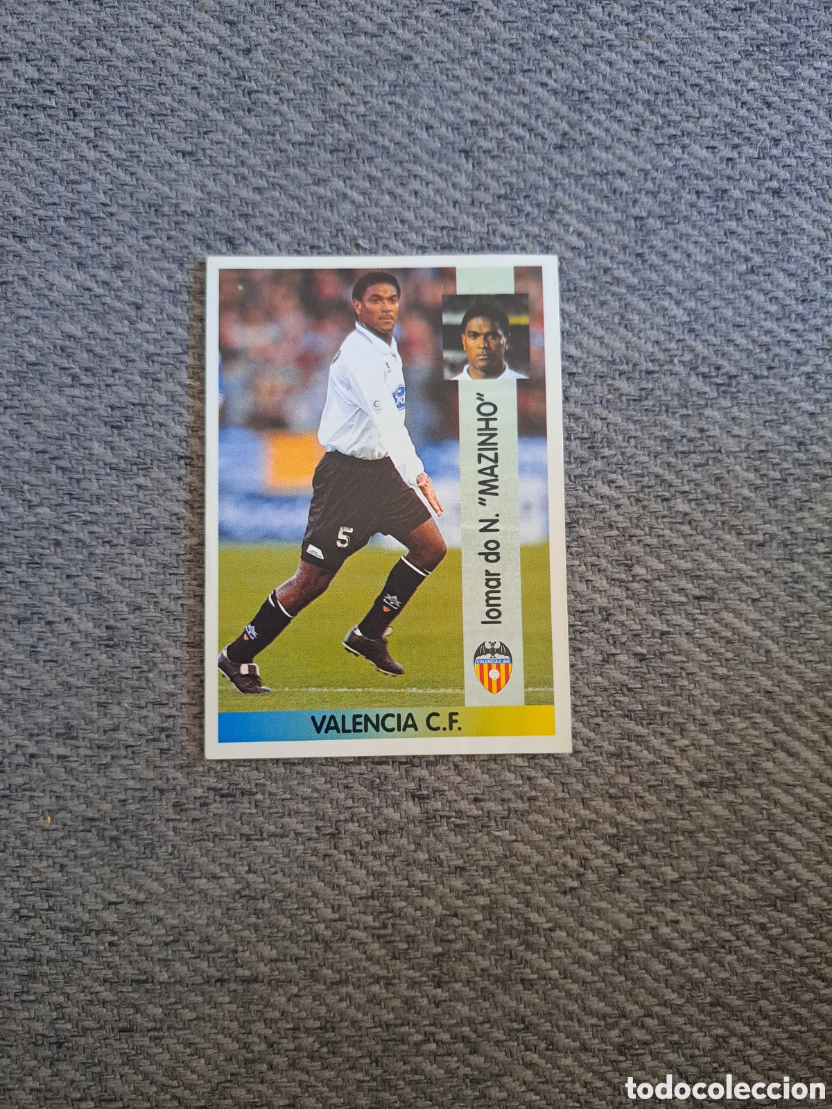 Cromos de f&uacute;tbol: Mazinho. Valencia. Liga Este 96-97