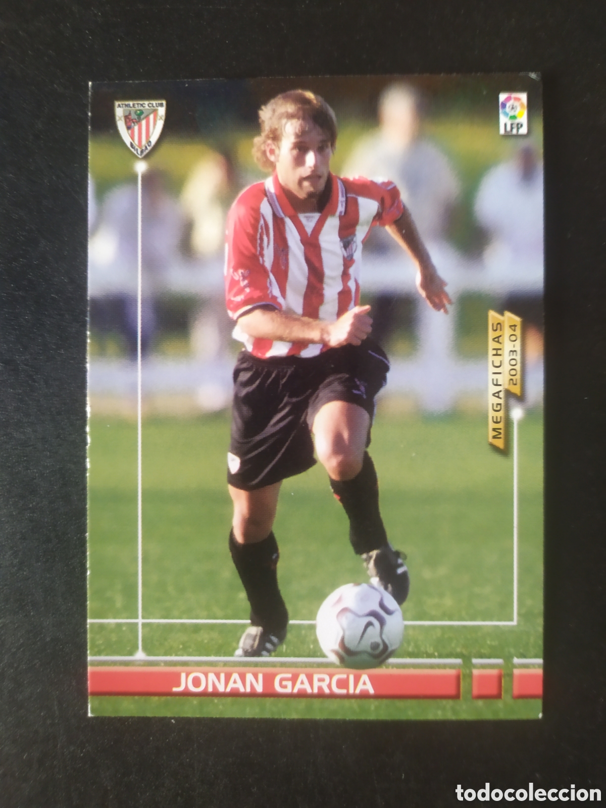 Cromos de f&uacute;tbol: Megafichas 2003 2004 03 04 panini Jonan Garc&iacute;a fichaje n&deg; 457 Athletic Bilbao megacracks