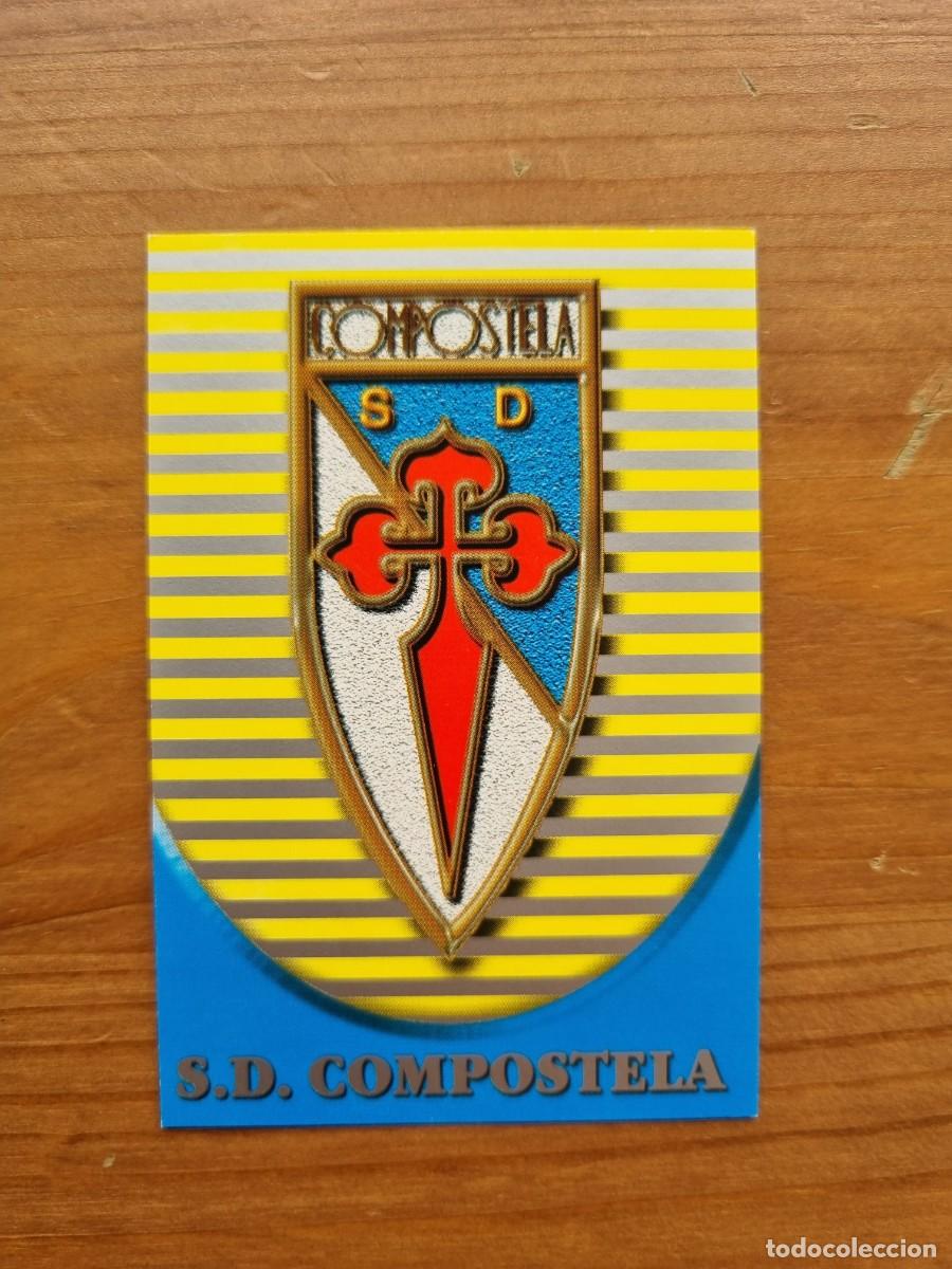 Cromos de f&uacute;tbol: 572 ESCUDO / ESTADIO (SD Compostela). Las Fichas de la Liga 2002 2003 02 03 (Mundicromo)