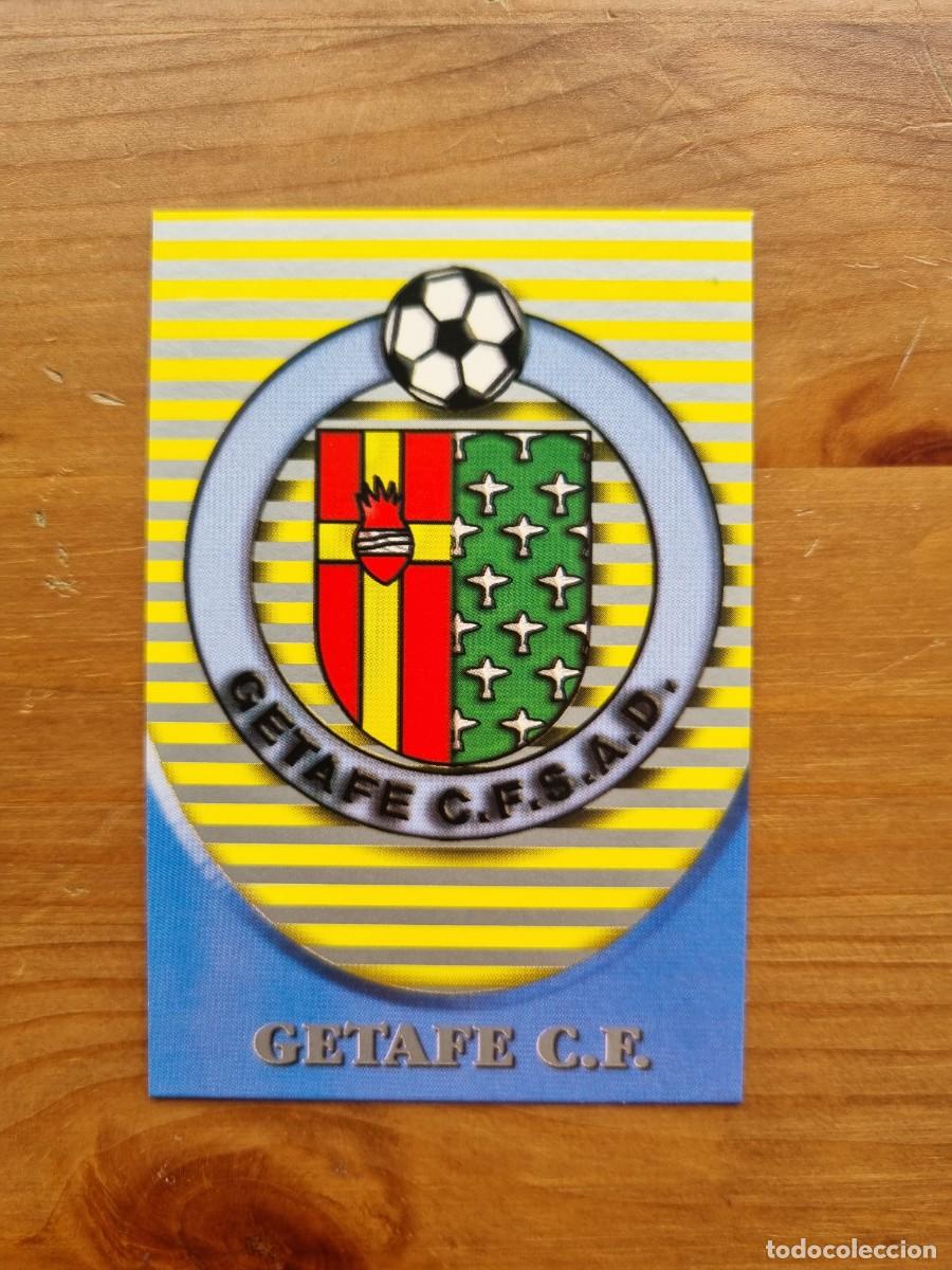 Cromos de f&uacute;tbol: 573 ESCUDO / ESTADIO (Getafe CF). Las Fichas de la Liga 2002 2003 02 03 (Mundicromo)