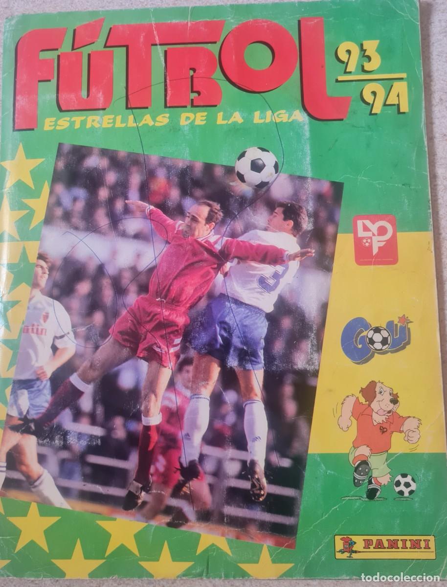 Football Stickers: &Aacute;lbum cromos completo f&uacute;tbol Liga 93-94 panini