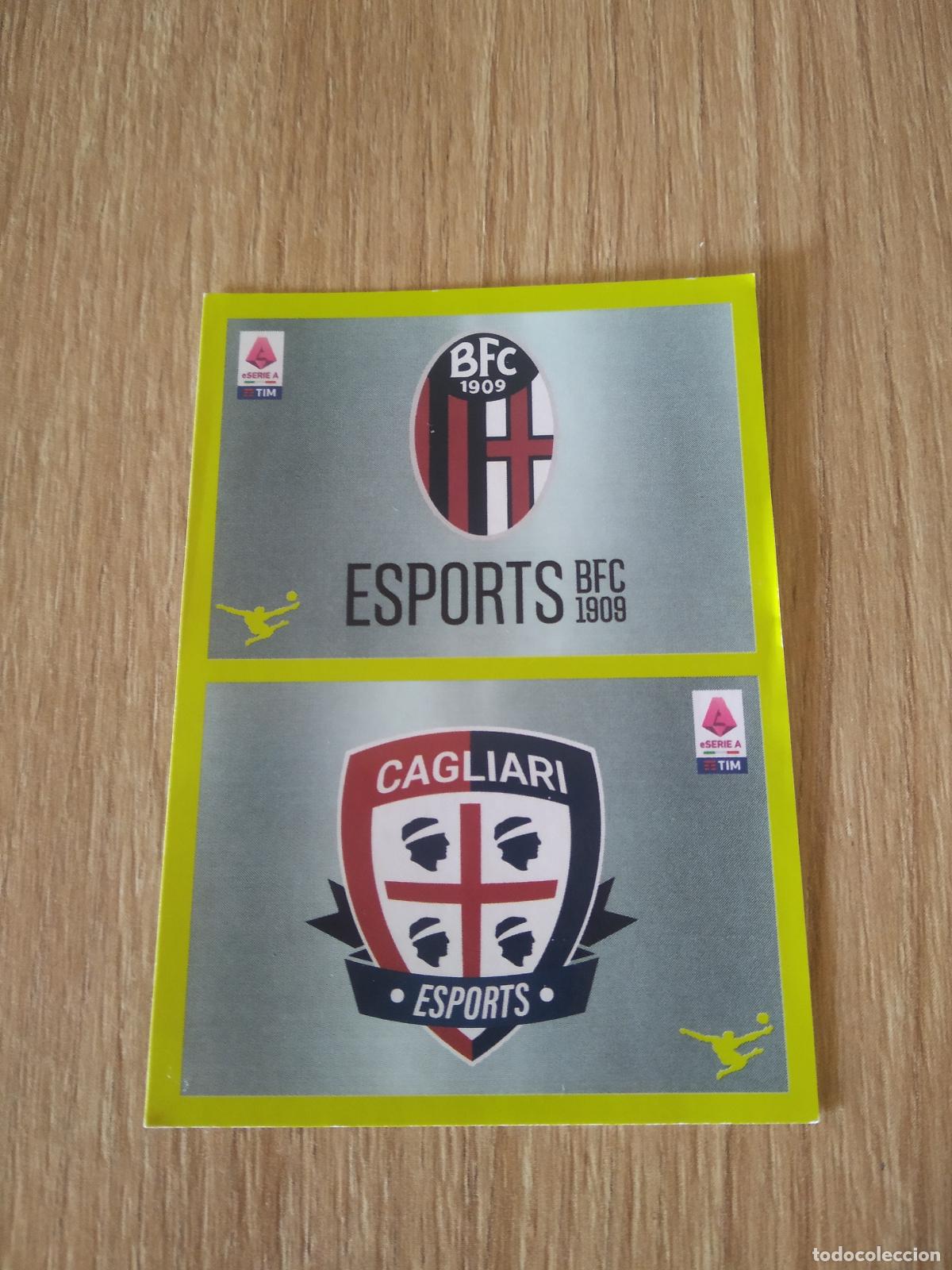 Cromos de f&uacute;tbol: E1 ESCUDO BOLOGNA CAGLIARI CROMO FUTBOL PANINI LIGA ITALIA 23-24 CALCIATORI 2023-2024