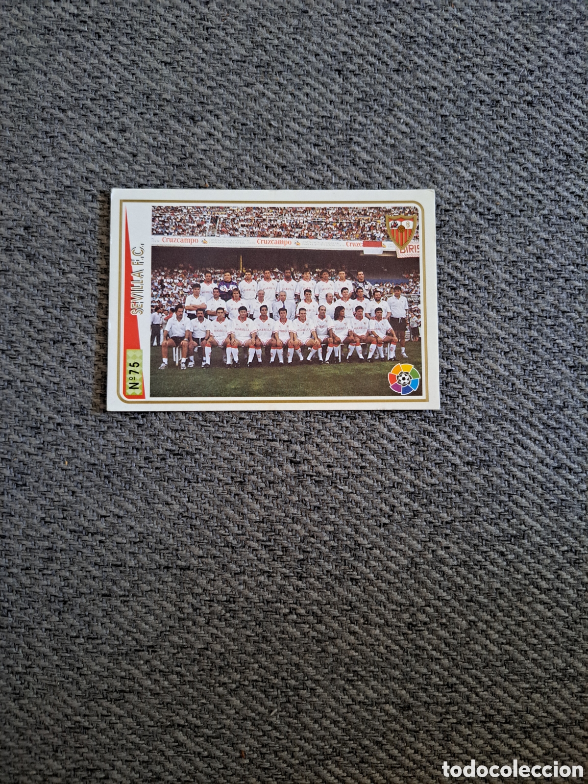Cromos de f&uacute;tbol: Sevilla F.C. N&deg;75 (Error) Mundicromo Liga 94-95
