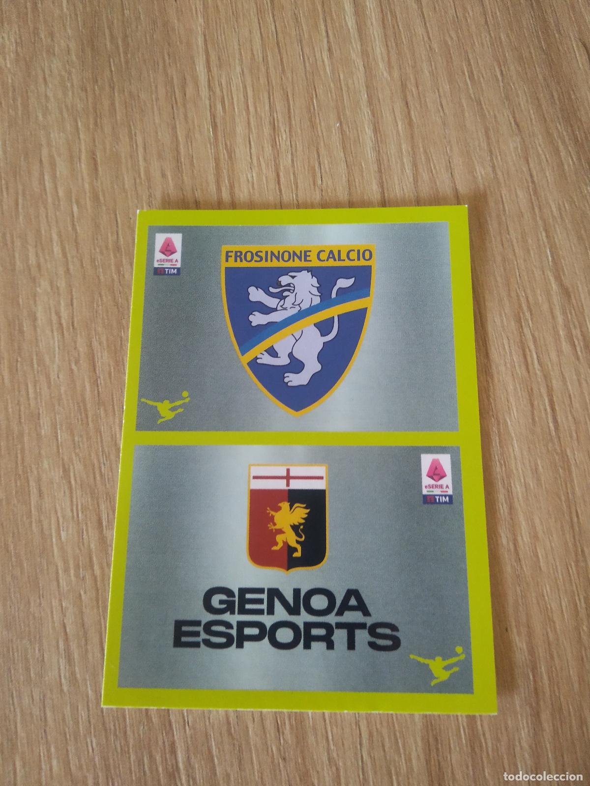Figurine di Calcio: E3 FROSINONE GENOA CROMO FUTBOL PANINI LIGA ITALIA 23-24 CALCIATORI 2023-2024