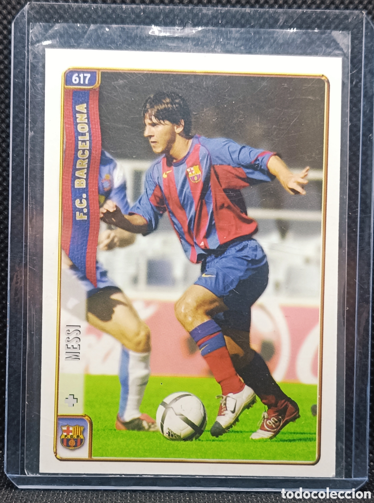 Cromos de f&uacute;tbol: Messi Rookie 617 Mundicromo