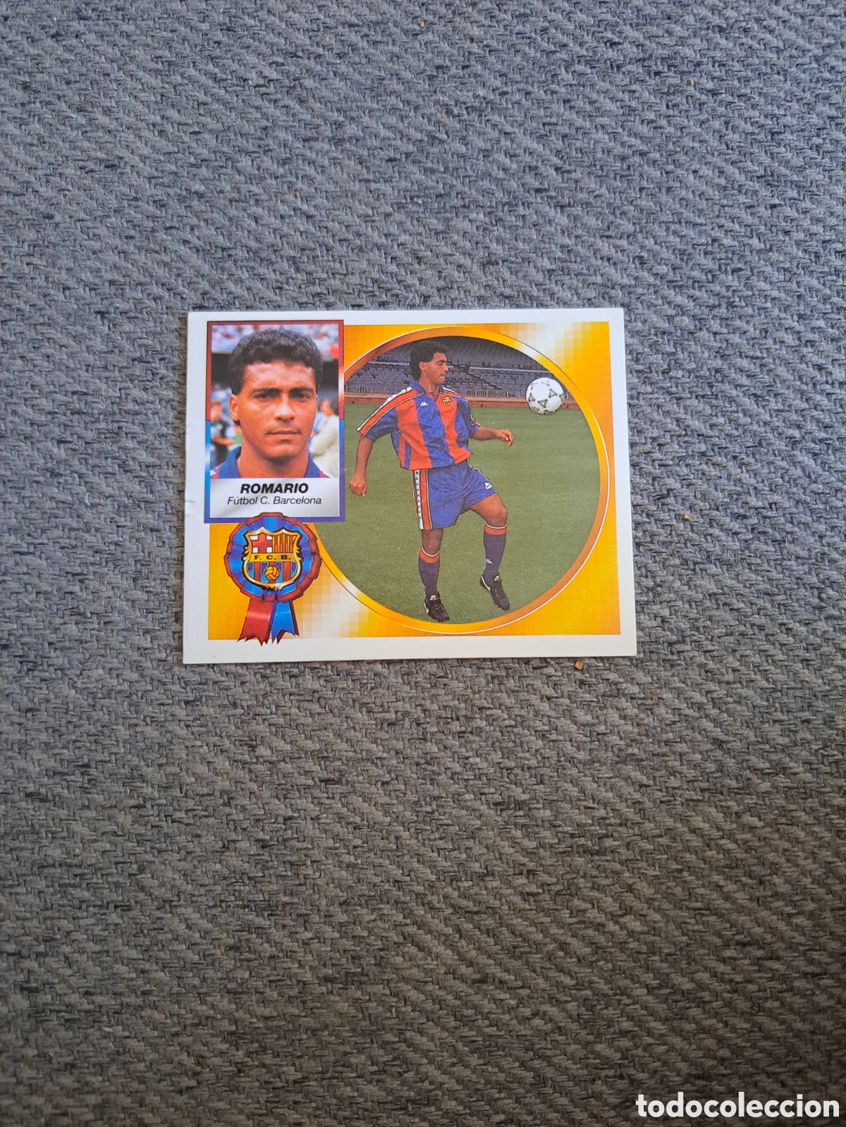 Cromos de f&uacute;tbol: Romario. Barcelona. Liga Este 94-95