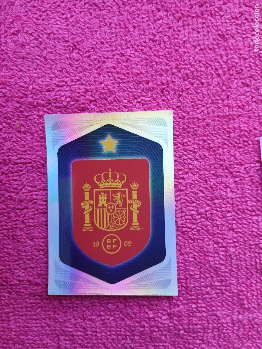 Cartes &agrave; collectionner de Football: espa&ntilde;a 2026 1 escudo selecci&oacute;n espa&ntilde;ola panini carrefour family mundial de futbol