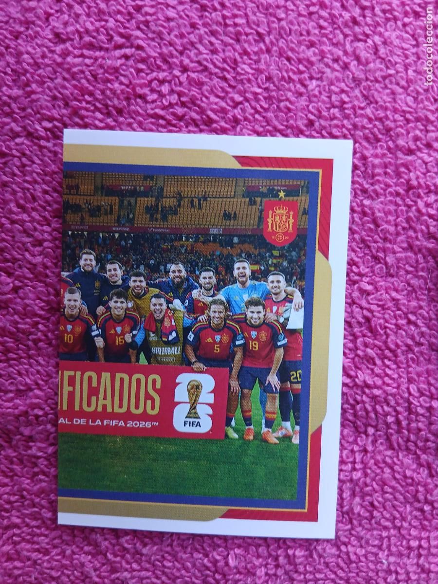 Fu&szlig;ball-Sticker: espa&ntilde;a 2026 3 plantilla selecci&oacute;n espa&ntilde;ola panini carrefour family mundial de futbol