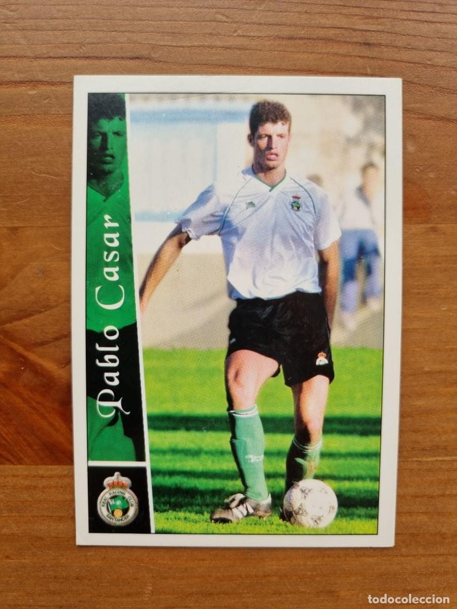 Fu&szlig;ball-Sticker: 597+ PABLO CASAR (Racing de Santander). Las Fichas de la Liga 2002 2003 02 03 (Mundicromo)