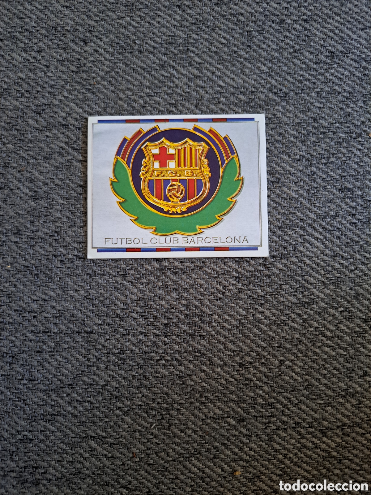 Figurine di Calcio: Escudo Barcelona. Liga Este 96-97