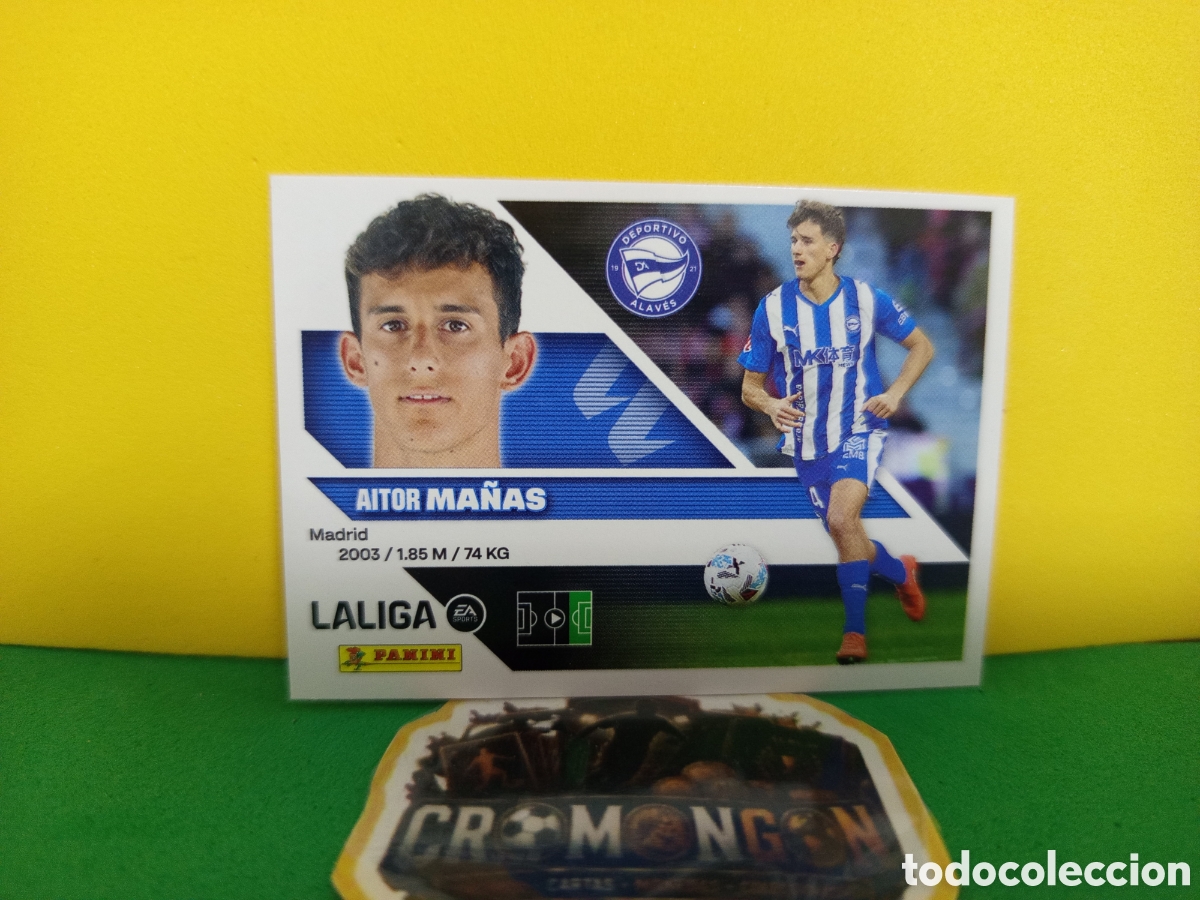 Cartes &agrave; collectionner de Football: ❇️ CROMO ⚽ AITOR MA&Ntilde;AS ALAV&Eacute;S LIGA 26 27 2026 2027 EDICIONES ESTE PANINI SIN PEGAR❇️