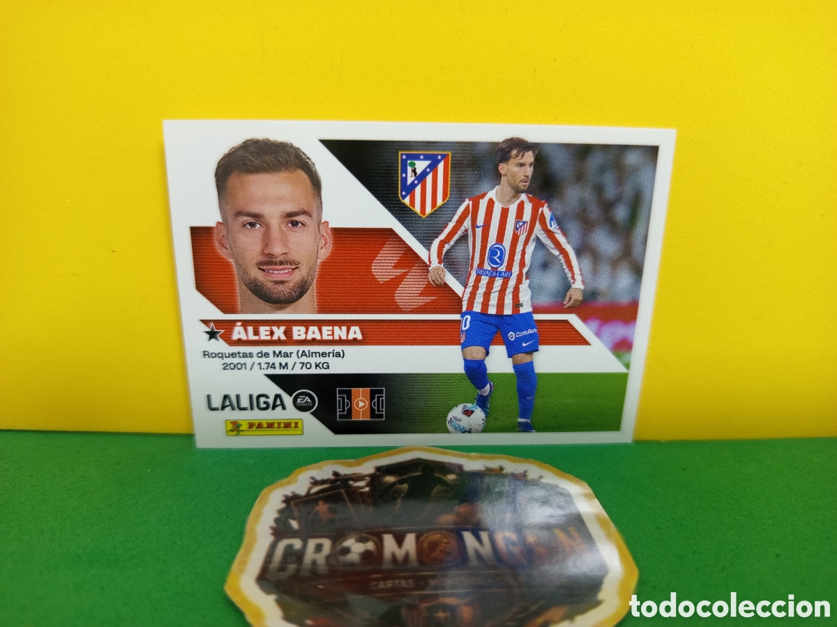 Cromos de f&uacute;tbol: ❇️ CROMO ⚽ BAENA ATL&Eacute;TICO DE MADRID LIGA 26 27 2026 2027 EDICIONES ESTE PANINI SIN PEGAR❇️