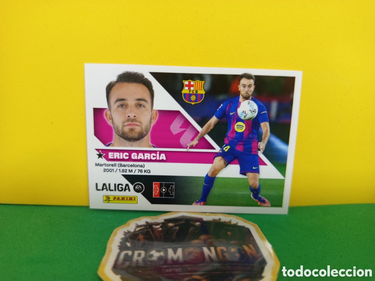 Cromos de f&uacute;tbol: ❇️ CROMO ⚽ ERIC GARC&Iacute;A BARCELONA LIGA 26 27 2026 2027 EDICIONES ESTE PANINI SIN PEGAR❇️