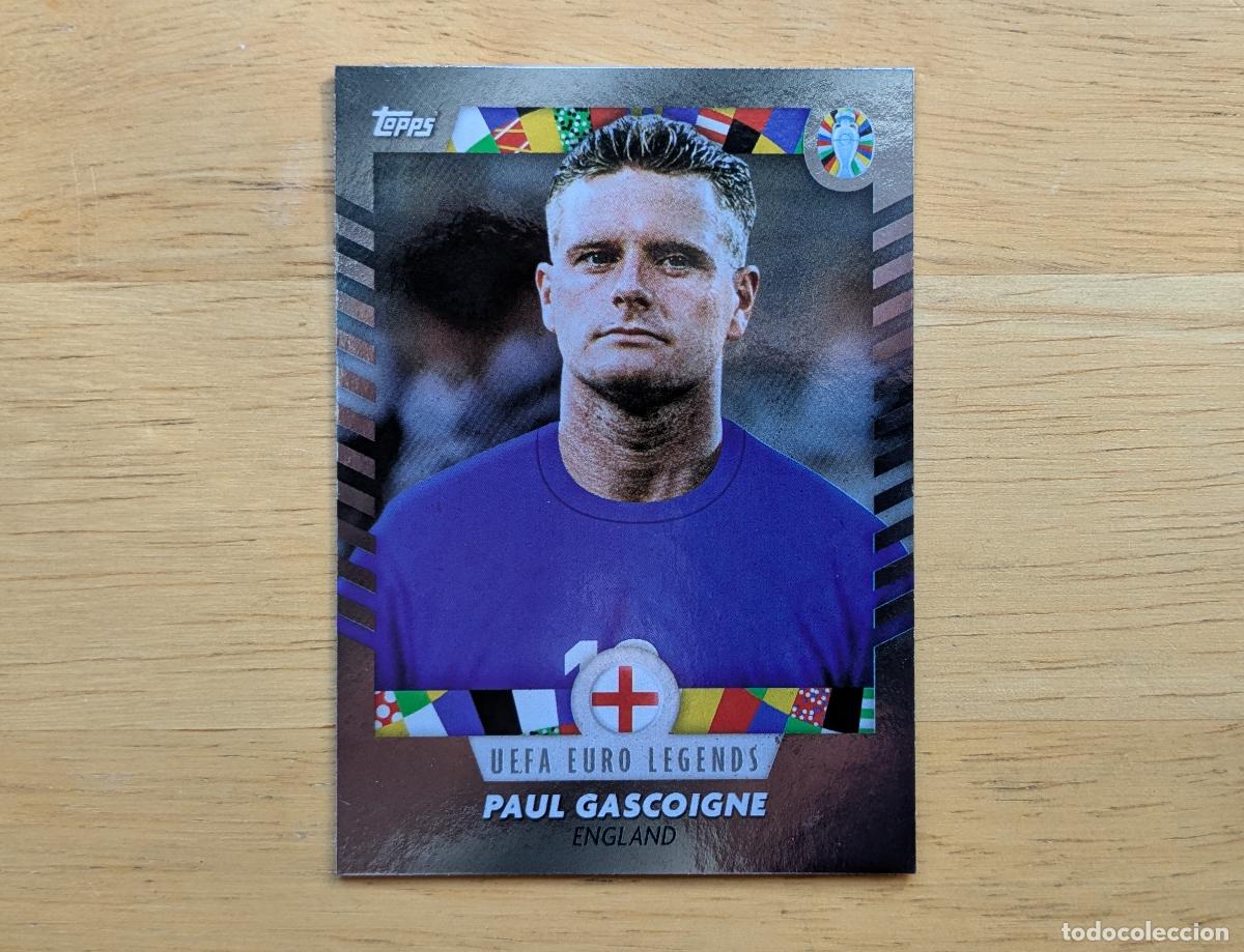 Football Stickers: TOPPS MOURINHO PLATINUM EURO 2024 - PAUL GASCOIGNE - UEFA EURO LEGENDS - ENGLAND