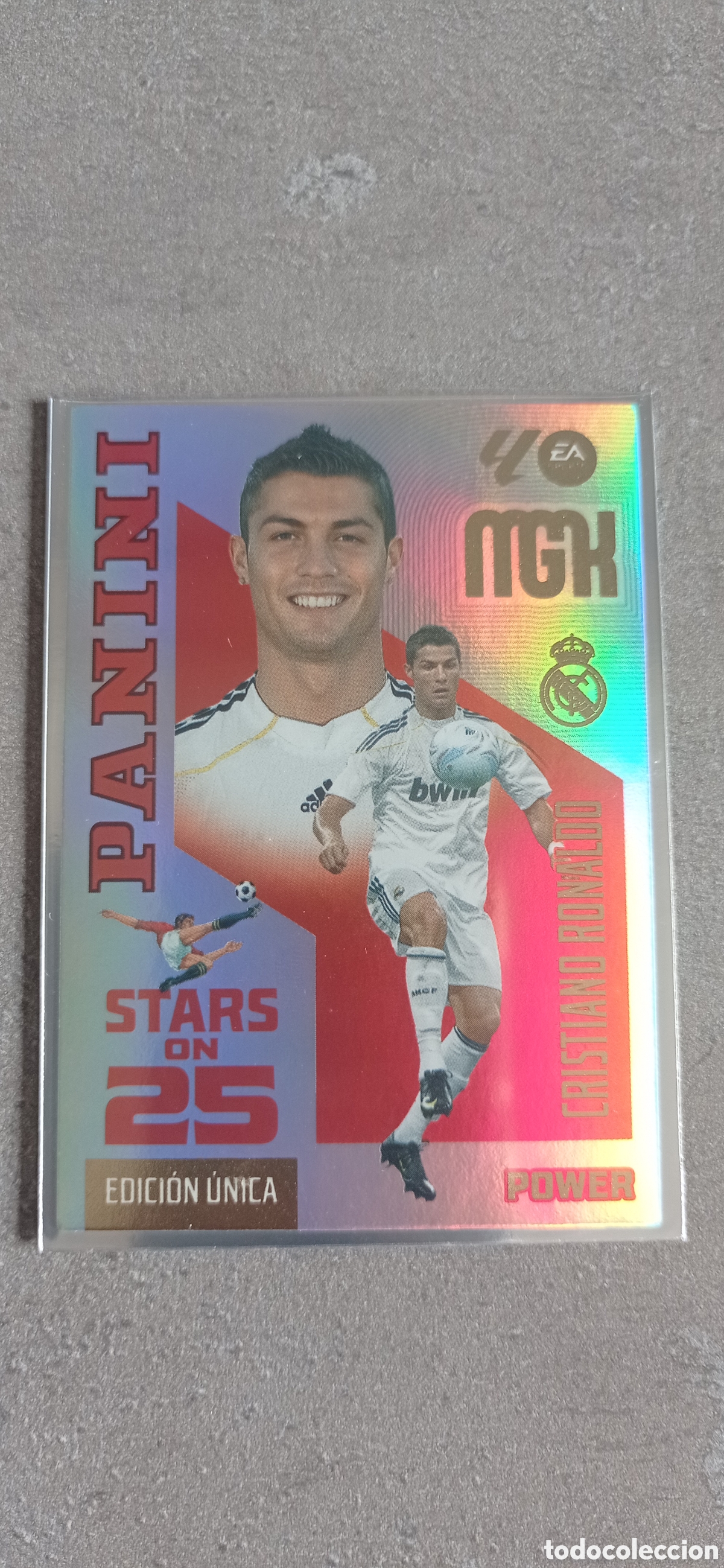 Football Stickers: 442P CRISTIANO RONALDO REAL MADRID STARS ON 25 POWER MGK 2026/27 MEGACRACKS 2026 2027
