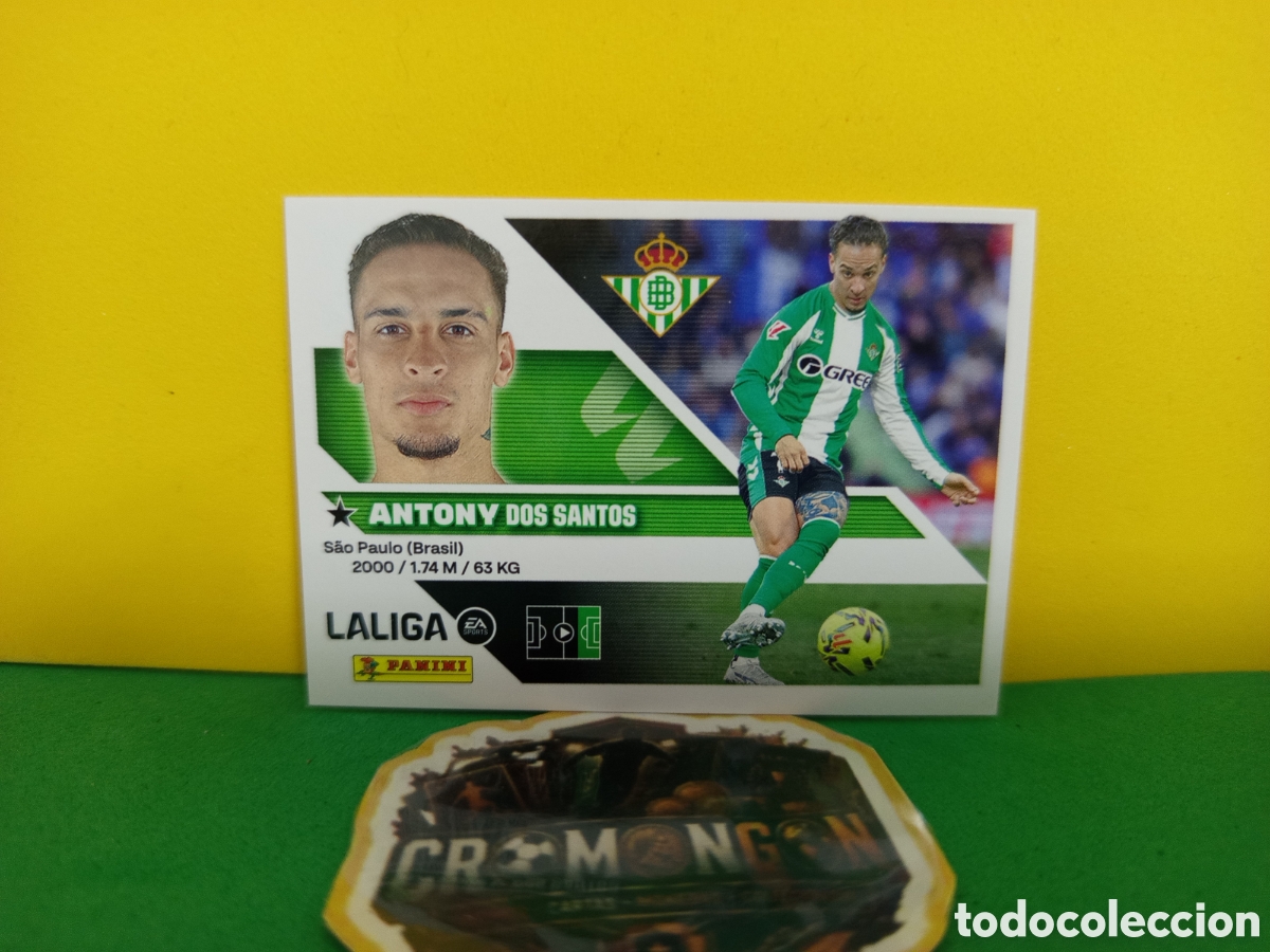 Football Stickers: ❇️ CROMO ⚽ ANTONY BETIS LIGA 26 27 2026 2027 EDICIONES ESTE PANINI SIN PEGAR❇️