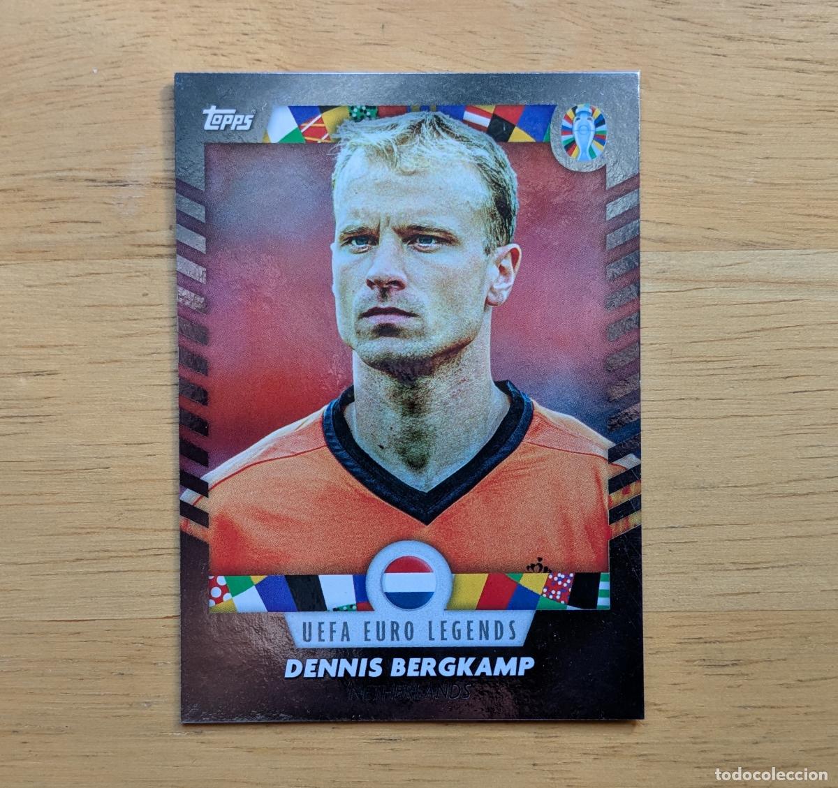 Football Stickers: TOPPS MOURINHO PLATINUM EURO 2024 - DENNIS BERGKAMP - UEFA EURO LEGENDS - NETHERLANDS