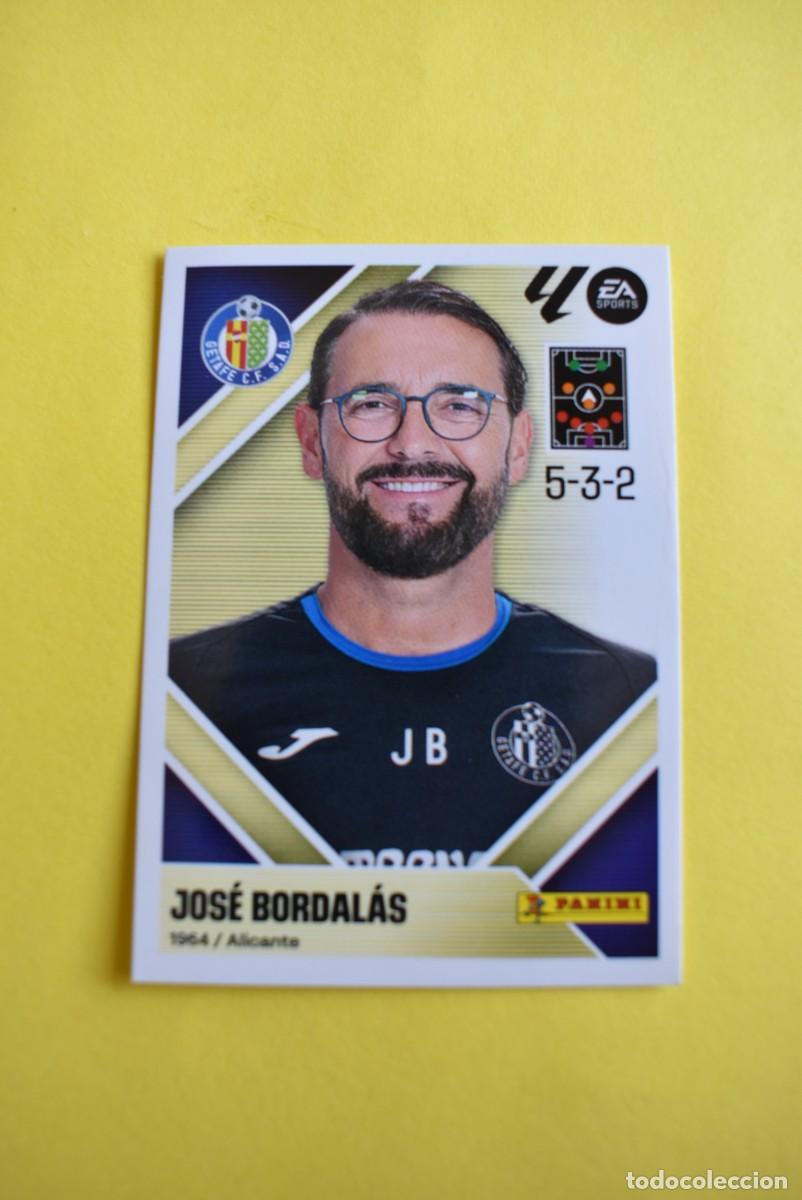 Football Stickers: Cromo Liga 2026 2027. 26 27. Entrenador. Jes&eacute; Bordal&aacute;s. Getafe. N. &ordm; 2. ESTE. Panini