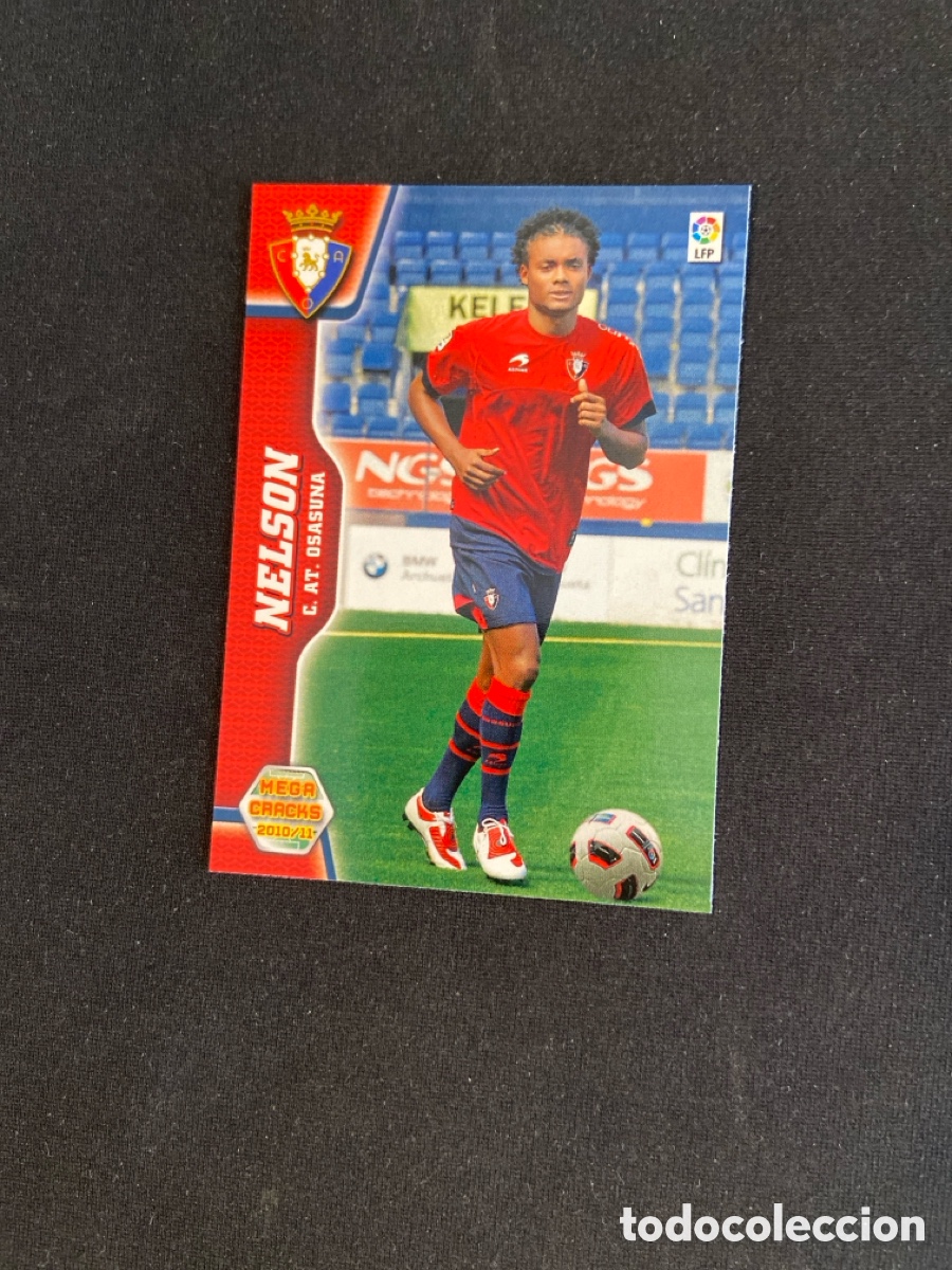 Football Stickers: NELSON 492 NUEVO FICHAJE (OSASUNA) PANINI MEGACRACKS 2010-2011 10 11 CROMO CARTA M-6