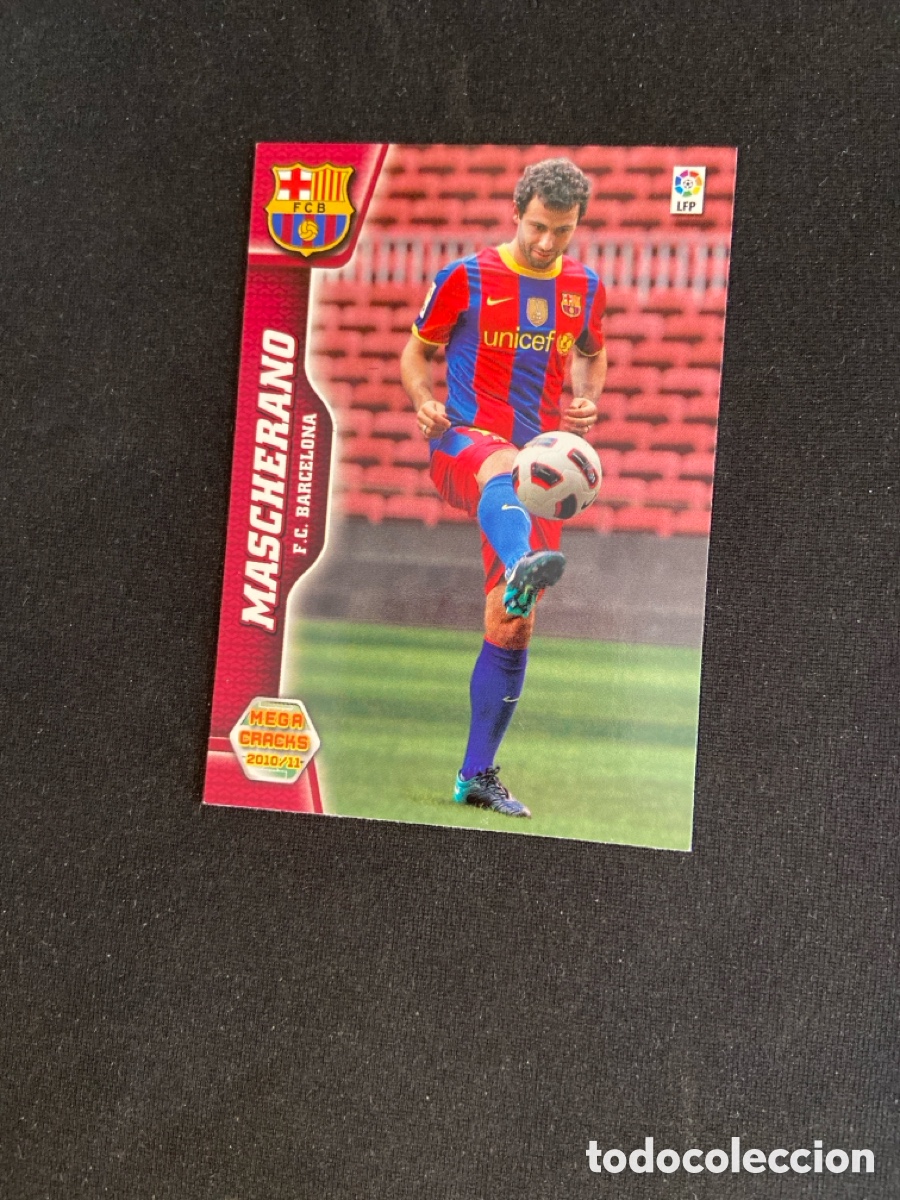 Cromos de f&uacute;tbol: MASCHERANO 495 NUEVO FICHAJE (BARCELONA)