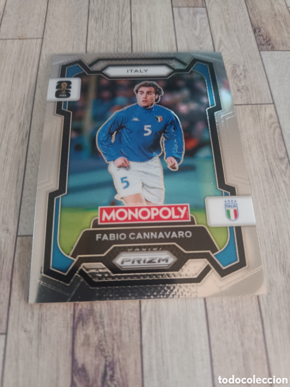 Cromos de f&uacute;tbol: 36 FABIO CANNAVARO ITALIA BASE PRIZM MONOPOLY FIFA WORLD CUP PANINI 26 USA 2026