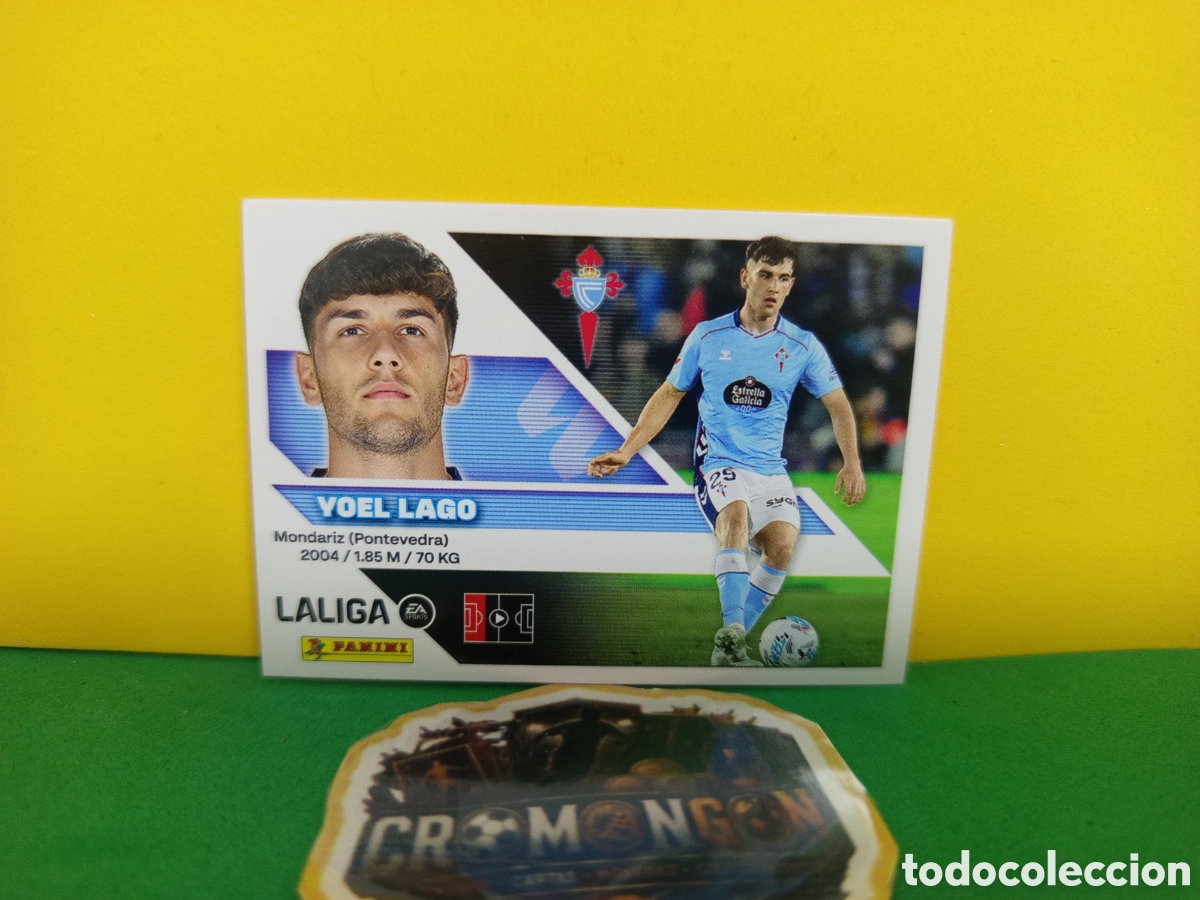 Cromos de f&uacute;tbol: ❇️ CROMO ⚽ YOEL LAGO CELTA DE VIGO LIGA 26 27 2026 2027 EDICIONES ESTE PANINI SIN PEGAR❇️
