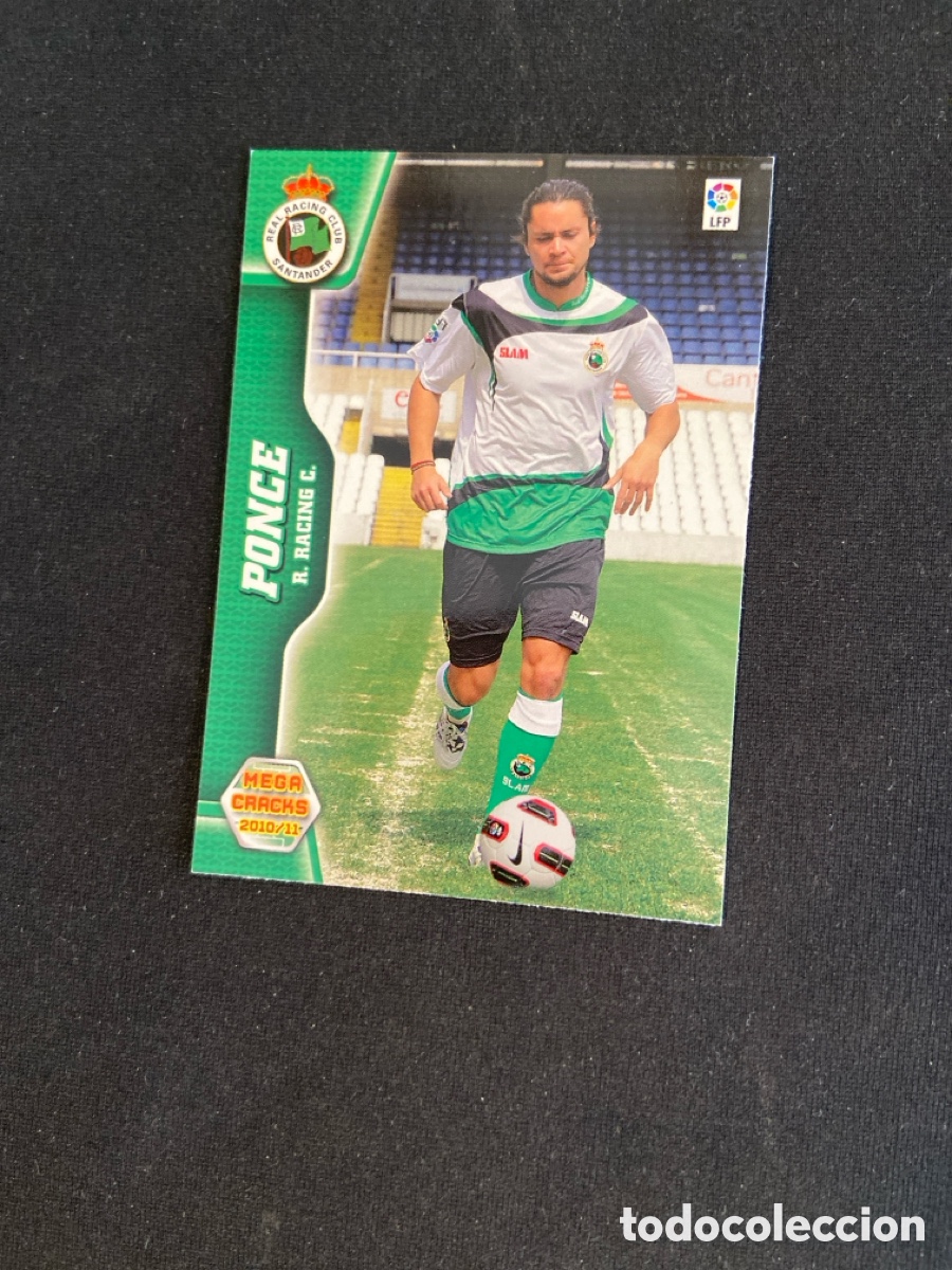 Cromos de f&uacute;tbol: PONCE 498 NUEVO FICHAJE (RACING SANTANDER)