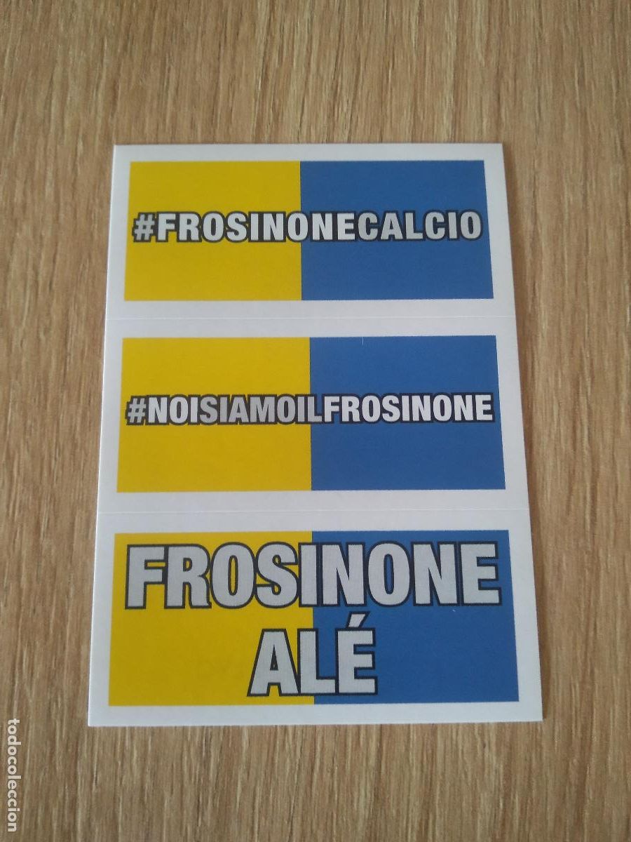 Cromos de f&uacute;tbol: FROSINONE CALCIO NOI SIA MOIL FROSINONE CROMO FUTBOL PANINI LIGA ITALIA 23-24 CALCIATORI 2023-2024