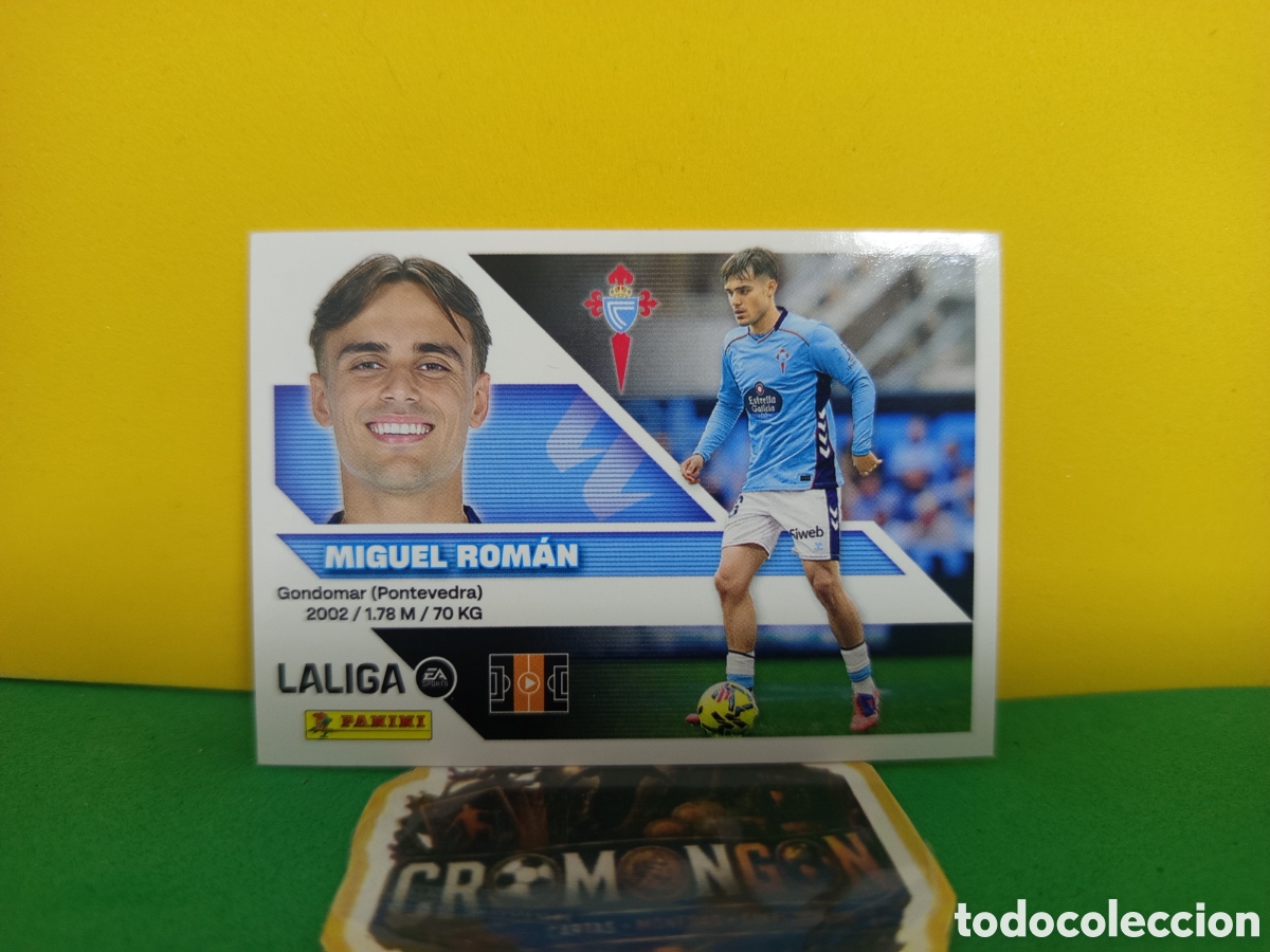 Cromos de f&uacute;tbol: ❇️ CROMO ⚽ MIGUEL ROM&Aacute;N CELTA DE VIGO LIGA 26 27 2026 2027 EDICIONES ESTE PANINI SIN PEGAR❇️