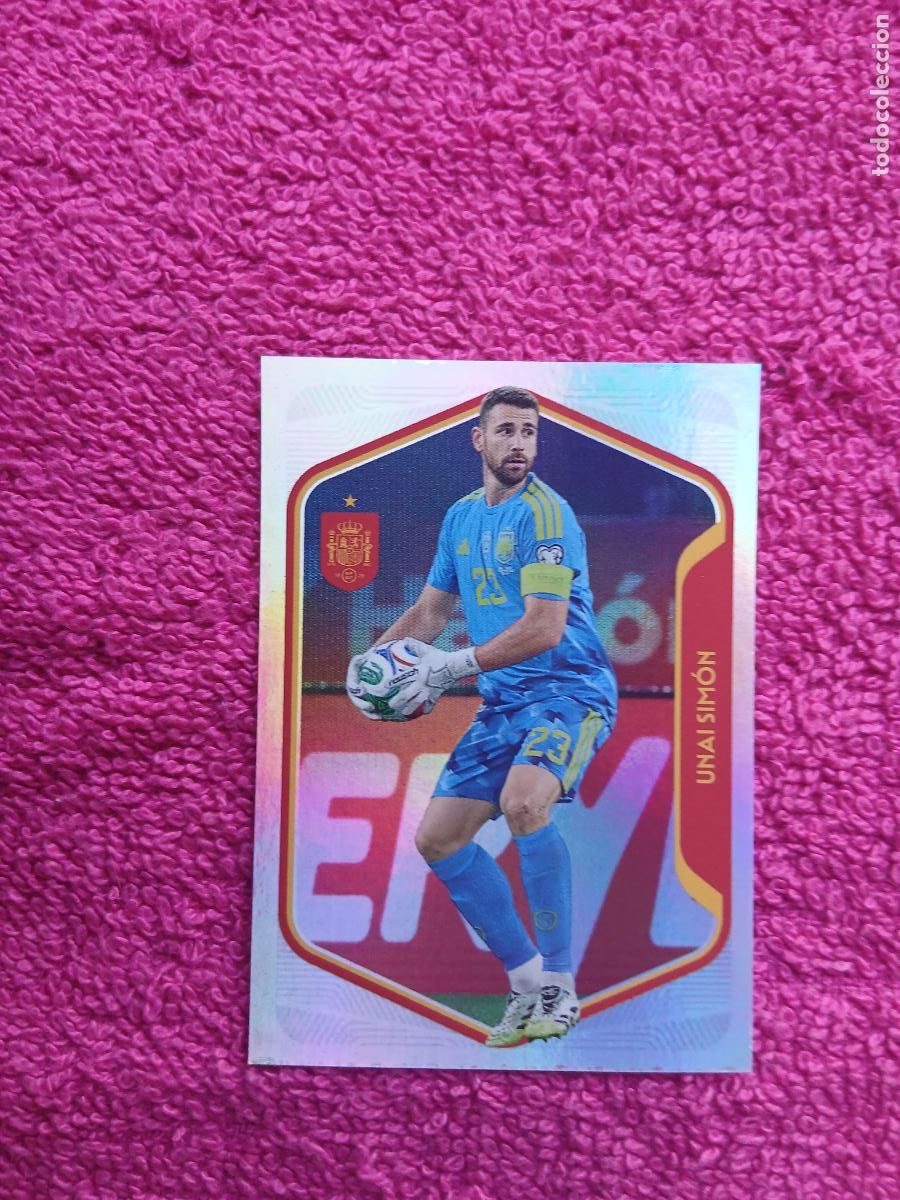 Figurine di Calcio: espa&ntilde;a 2026 10 unai sim&oacute;n selecci&oacute;n espa&ntilde;ola panini carrefour family mundial de futbol