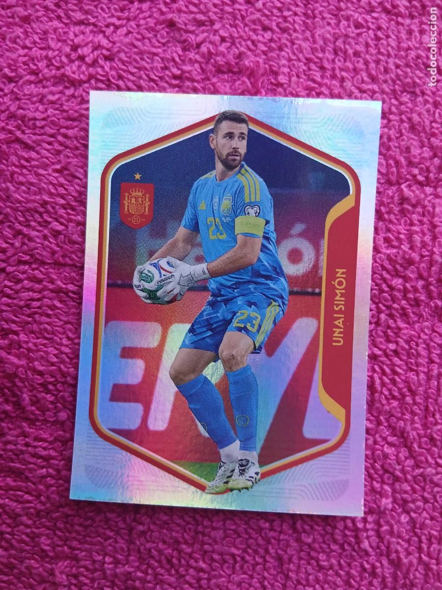 Figurine di Calcio: espa&ntilde;a 2026 10 unai sim&oacute;n selecci&oacute;n espa&ntilde;ola panini carrefour family mundial de futbol