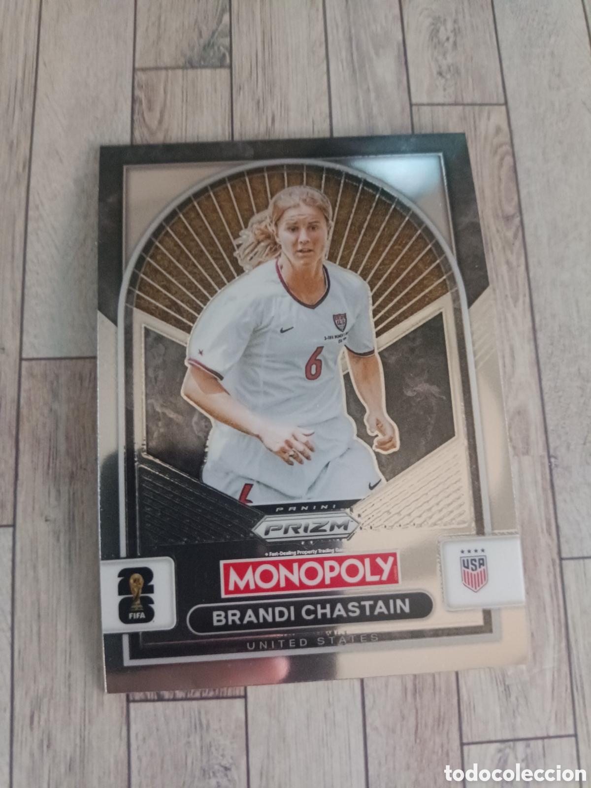Figurine di Calcio: 89 BRANDI CHASTAIN USA BASE PRIZM MONOPOLY FIFA WORLD CUP PANINI 26 USA 2026