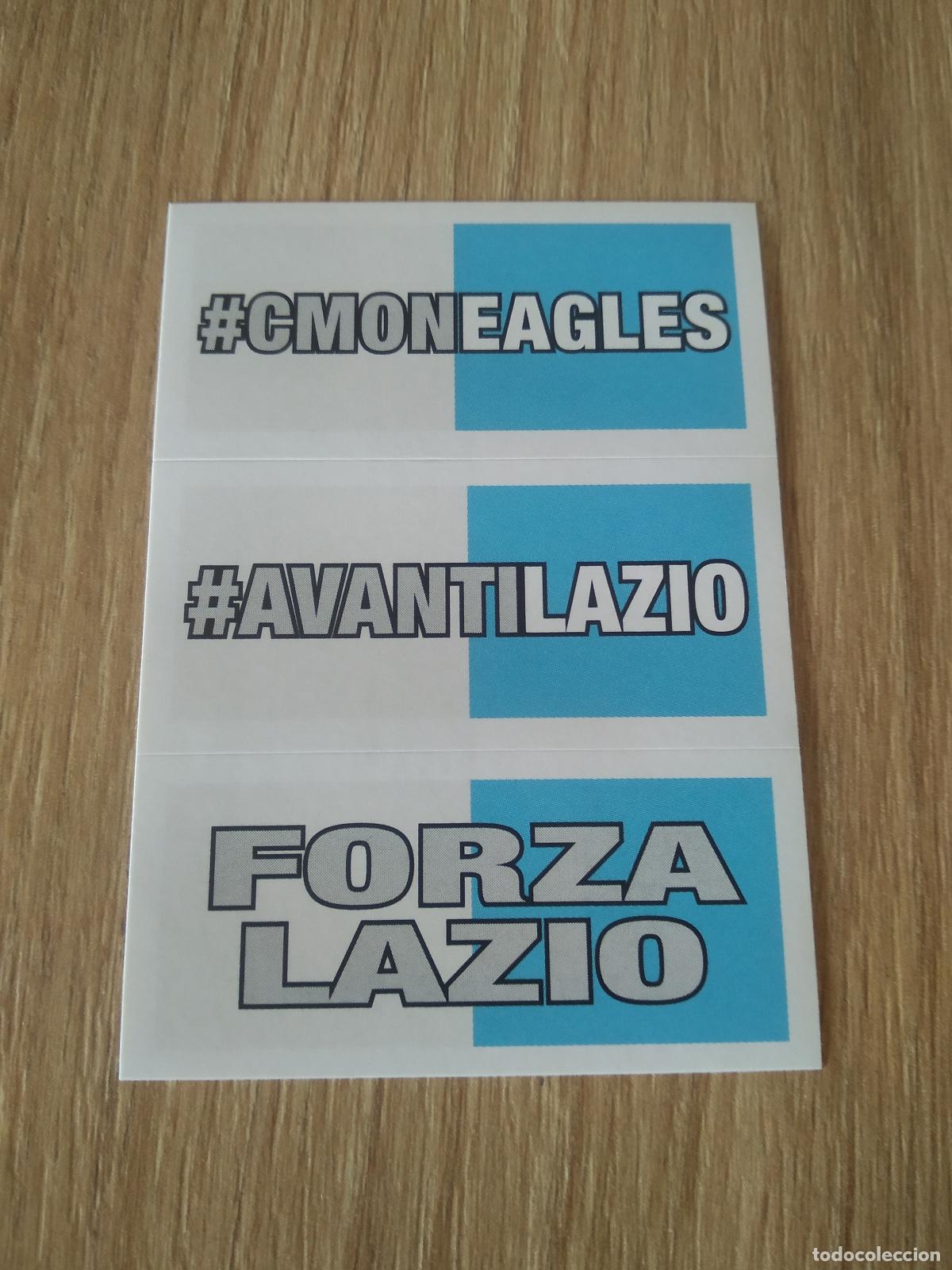 Figurine di Calcio: CMON EAGLES AVANTI LAZIO FORZA LAZIO CROMO FUTBOL PANINI LIGA ITALIA 23-24 CALCIATORI 2023-2024