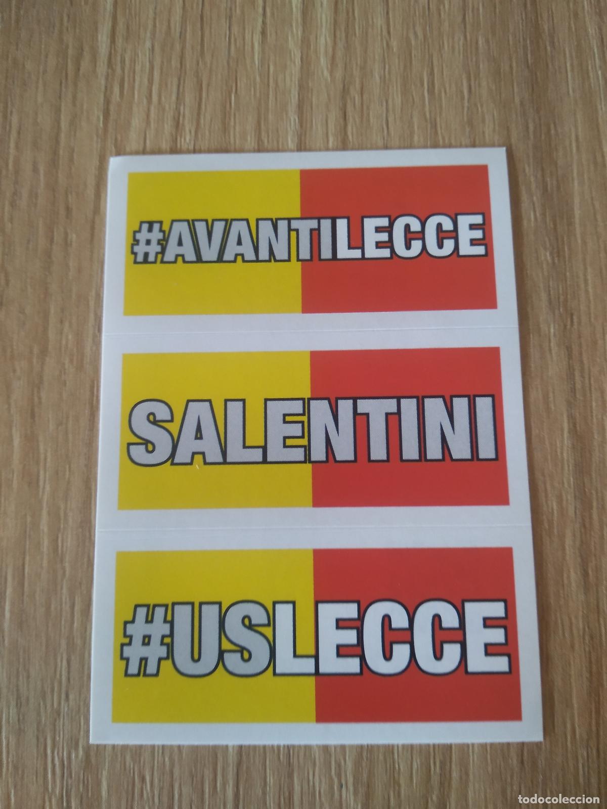 Figurine di Calcio: AVANTI LECCE SALENTINI US LECCE CROMO FUTBOL PANINI LIGA ITALIA 23-24 CALCIATORI 2023-2024