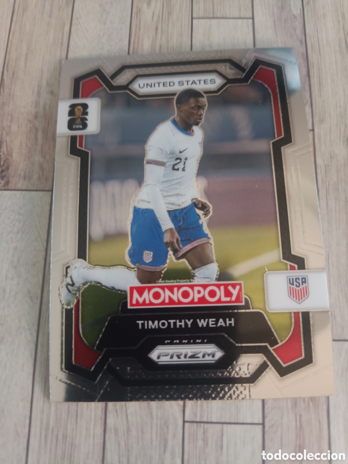 Figurine di Calcio: 71 TIMOTHY WEAH USA BASE PRIZM MONOPOLY FIFA WORLD CUP PANINI 26 USA 2026