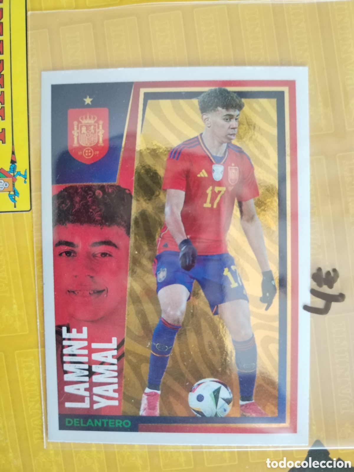 Cromos de f&uacute;tbol: Lamine Yamal vamos selecci&oacute;n Carrefour