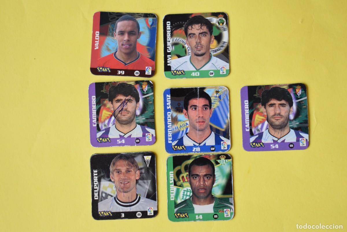 Cromos de f&uacute;tbol: Lote 7 Staks La Liga 2003 2004. Regular estado. Ver fotograf&iacute;as