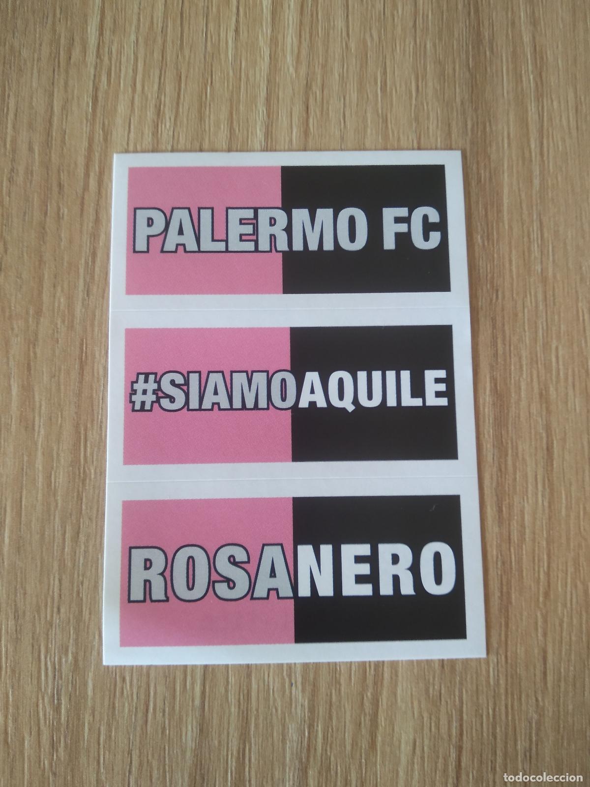 Cromos de f&uacute;tbol: PALERMO SI AMO AQUILE ROSANERO CROMO FUTBOL PANINI LIGA ITALIA 23-24 CALCIATORI 2023-2024