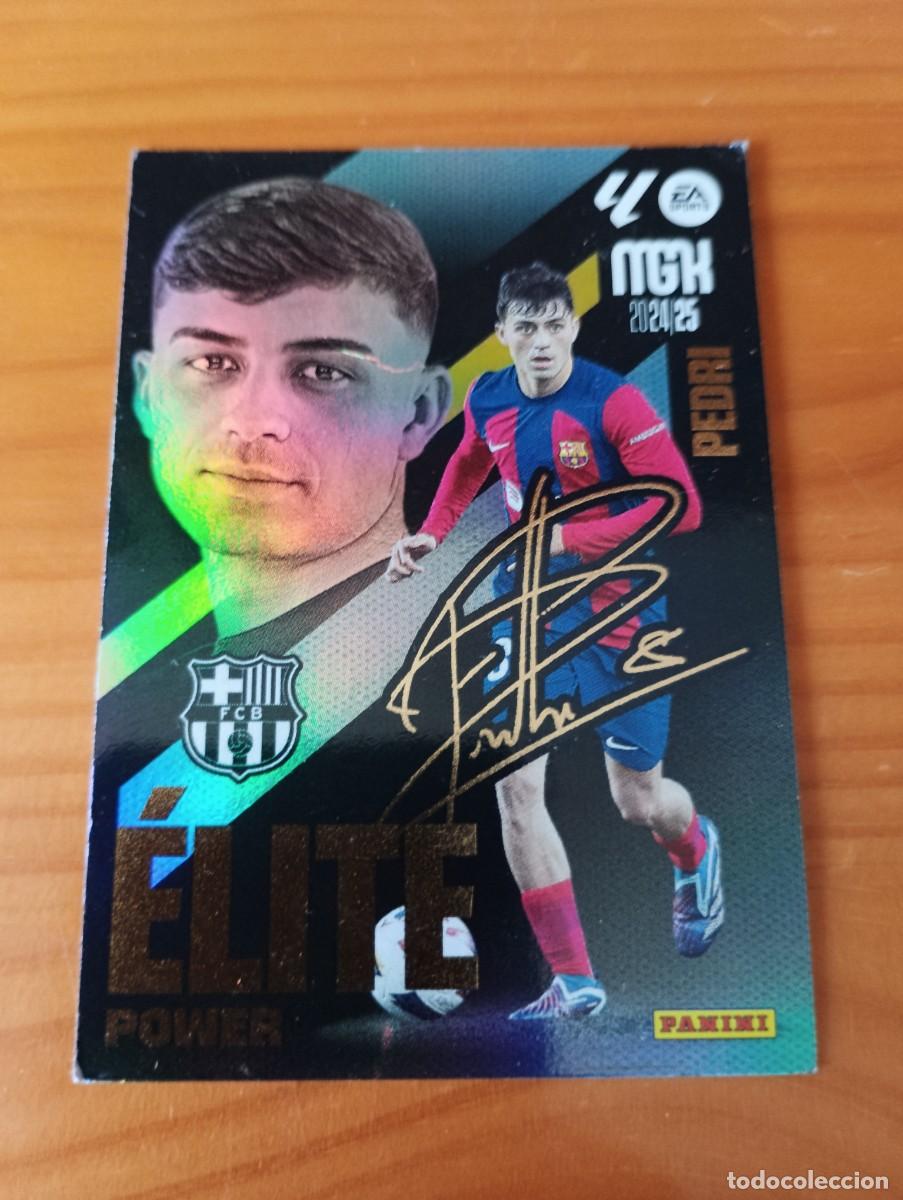 Cromos de f&uacute;tbol: P13 PEDRI ELITE POWER BARCELONA MEGACRACKS 2024 2025 MGK 24 25 LIGA PANINI TIENE UN DOBLES
