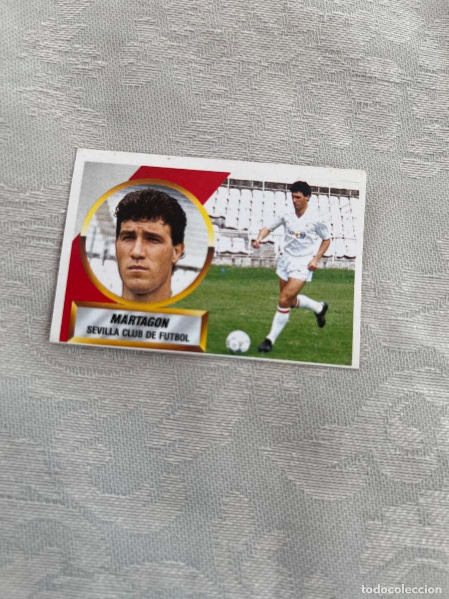 Cromos de f&uacute;tbol: MARTAGON SEVILLA NUNCA PEGADO EDICIONES ESTE 88-89